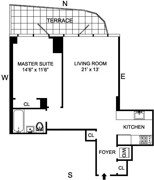 Unit for sale at 555 W 59th Street, Manhattan, NY 10019