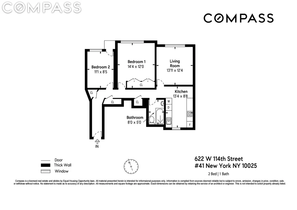 Unit for sale at 622 W 114th Street, Manhattan, NY 10025