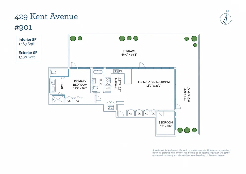 Unit for sale at 429 KENT Avenue, Brooklyn, NY 11249