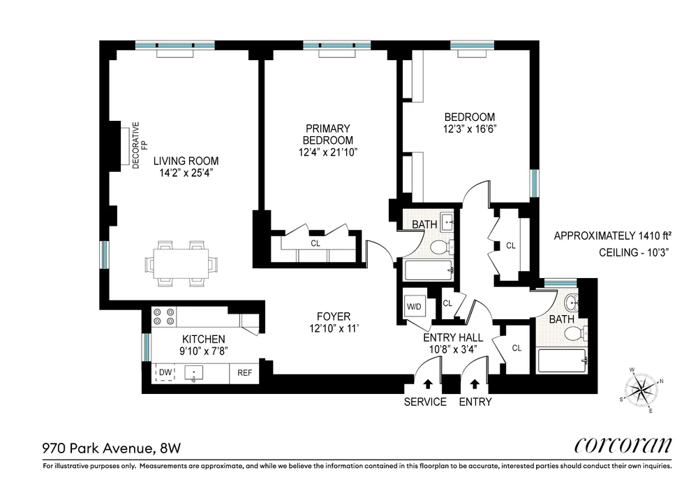 Unit for sale at 970 PARK Avenue, Manhattan, NY 10028