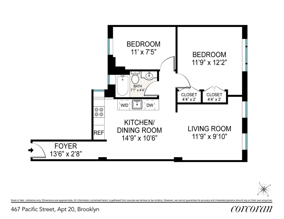 Unit for sale at 467 PACIFIC Street, Brooklyn, NY 11217
