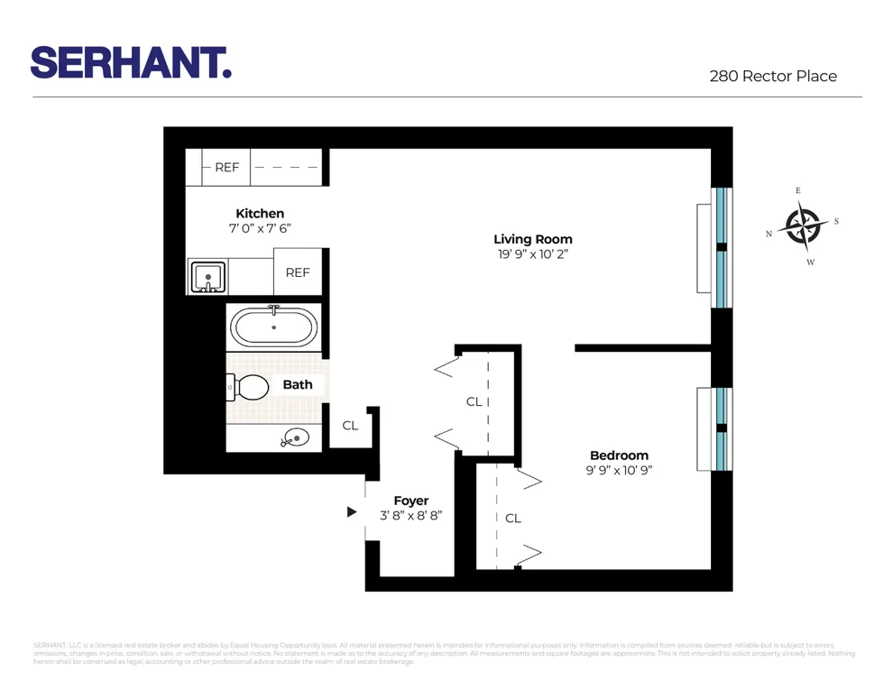 Unit for sale at 280 RECTOR Place, Manhattan, NY 10280