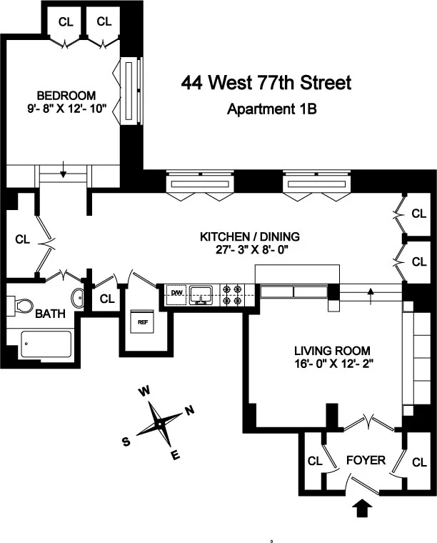 Unit for sale at 44 W 77TH Street, Manhattan, NY 10024