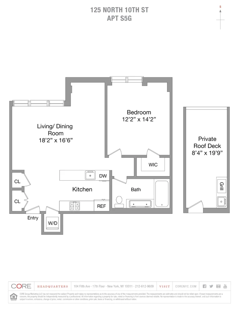 Unit for sale at 125 N 10TH Street, Brooklyn, NY 11249
