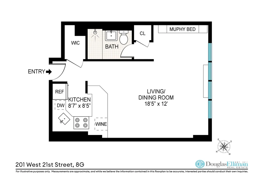 Unit for sale at 201 W 21ST Street, Manhattan, NY 10011