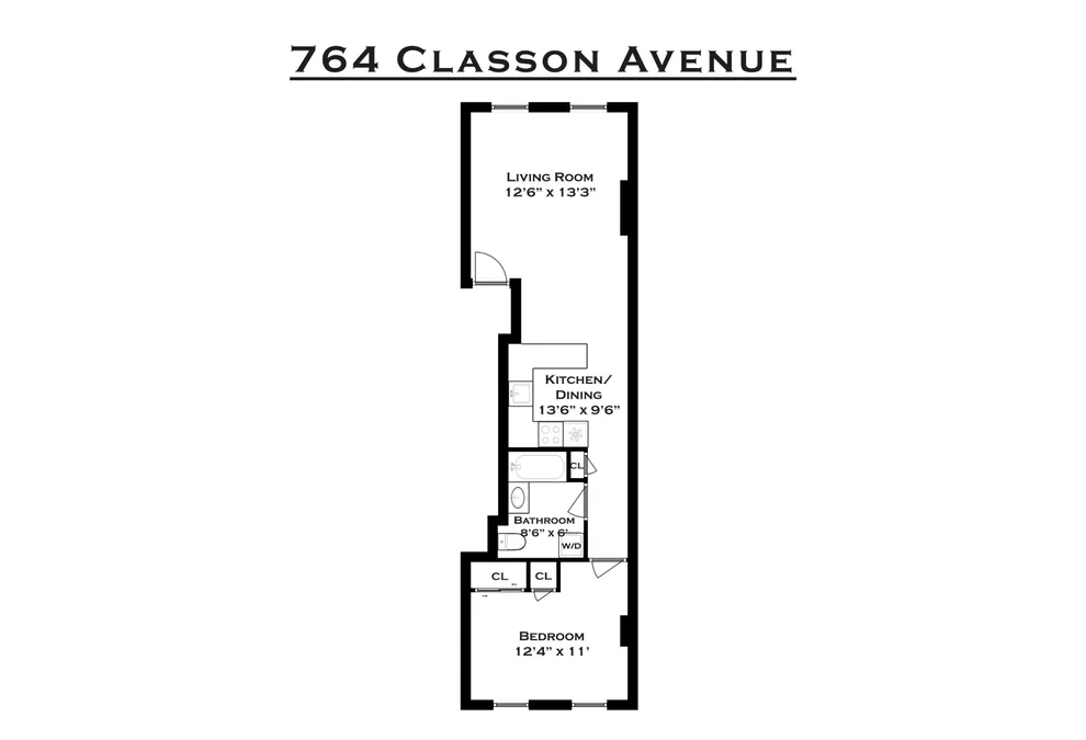 Unit for sale at 764 Classon Avenue, Brooklyn, NY 11238