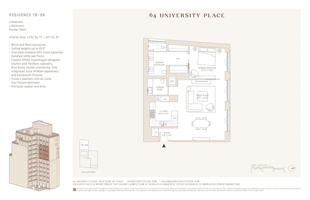 Unit for sale at 64 UNIVERSITY Place, Manhattan, NY 10003