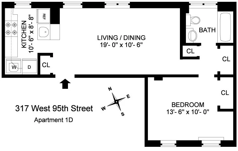 Unit for sale at 317 W 95TH Street, Manhattan, NY 10025