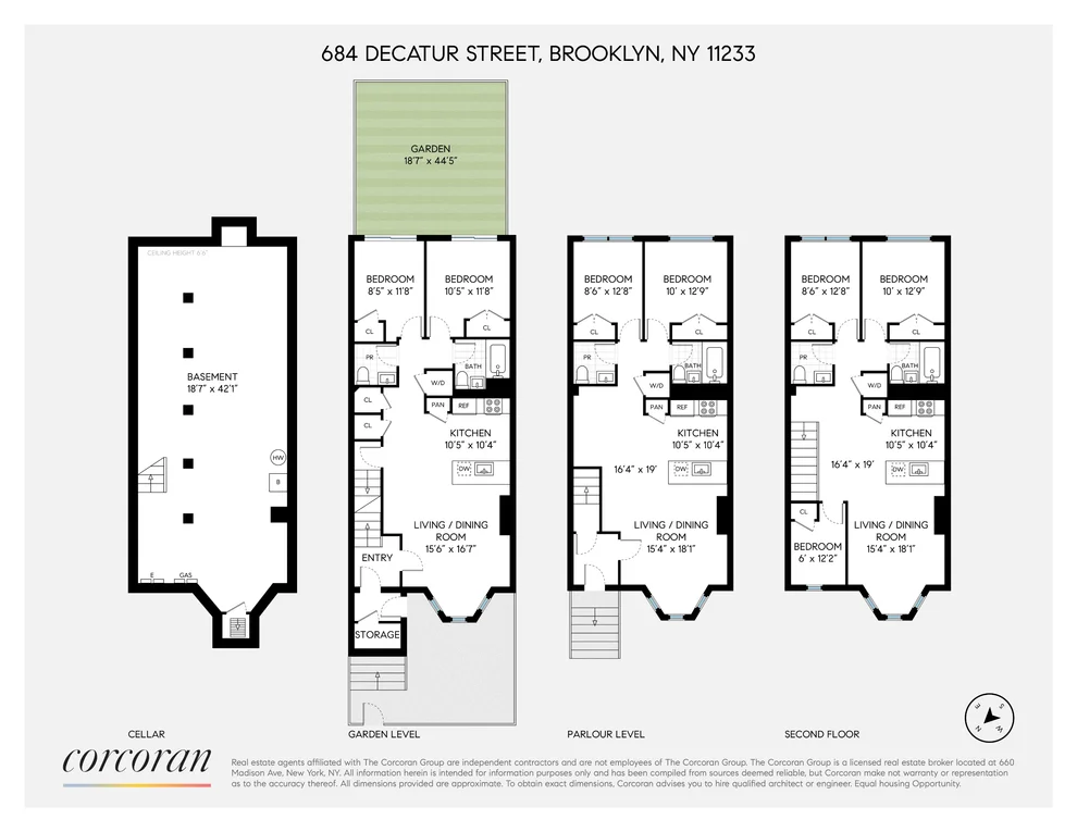 Unit for sale at 684 Decatur Street, Brooklyn, NY 11233