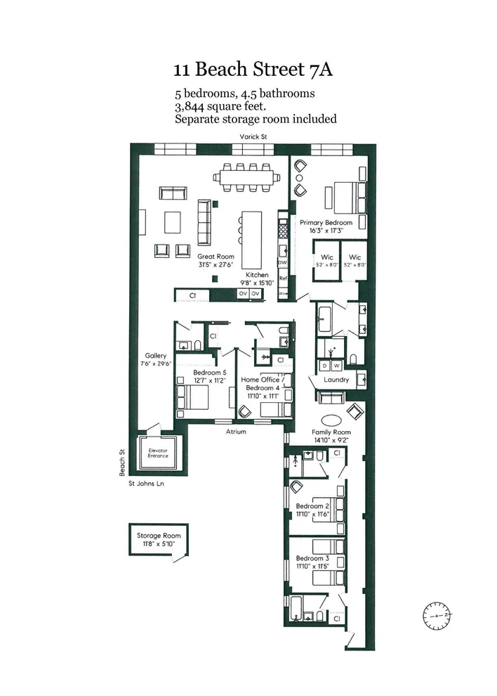 Unit for sale at 11 BEACH Street, Manhattan, NY 10013