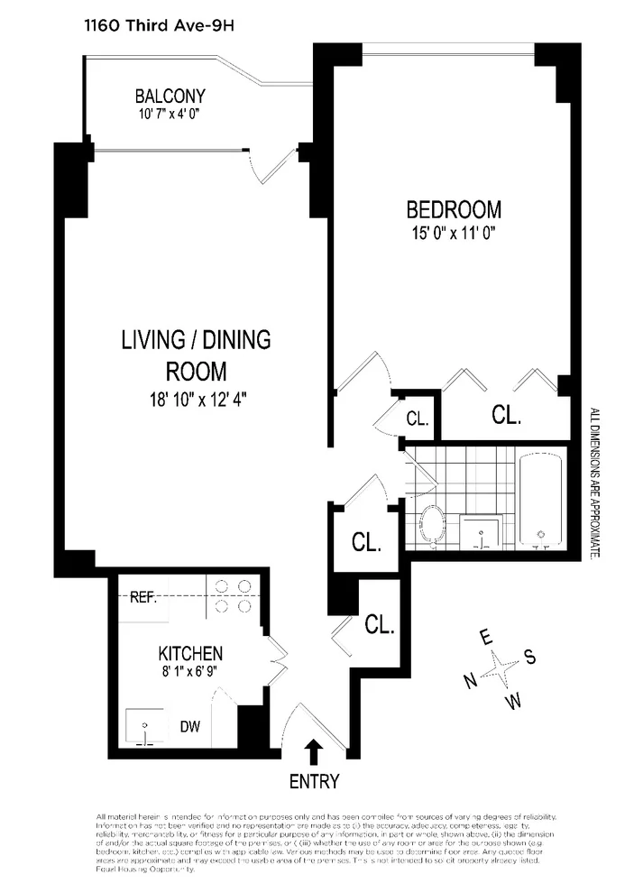 Unit for sale at 1160 3RD Avenue, Manhattan, NY 10065