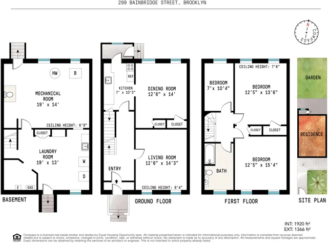 Unit for sale at 299 Bainbridge Street, Brooklyn, NY 11233