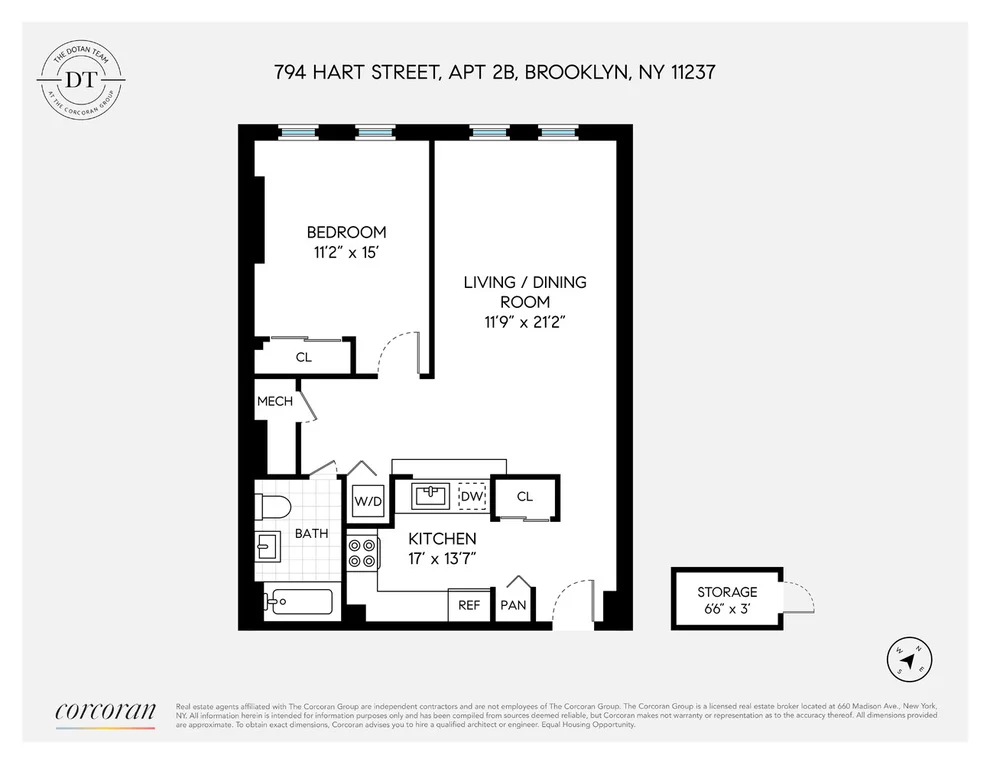 Unit for sale at 794 HART Street, Brooklyn, NY 11237