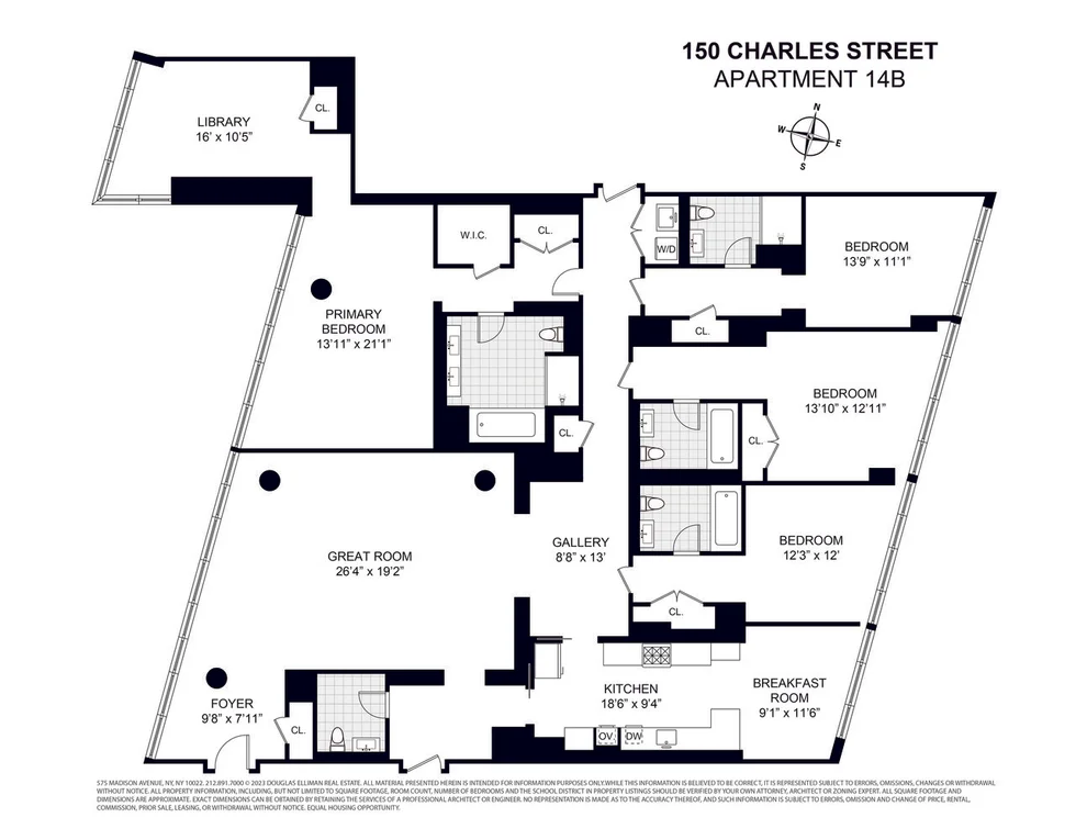 Unit for sale at 150 CHARLES Street, Manhattan, NY 10014