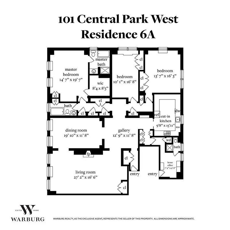 Unit for sale at 101 CENTRAL Park W, Manhattan, NY 10023