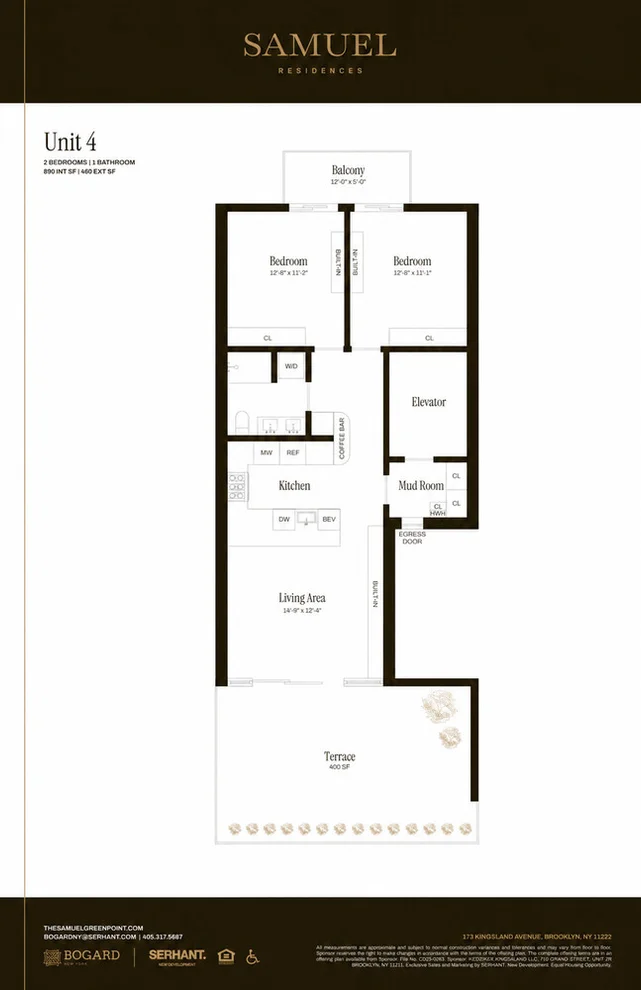 Unit for sale at 173 KINGSLAND Avenue, Brooklyn, NY 11222