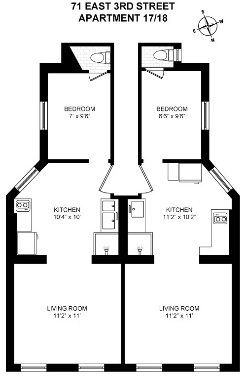 Unit for sale at 71 E 3RD Street, Manhattan, NY 10003