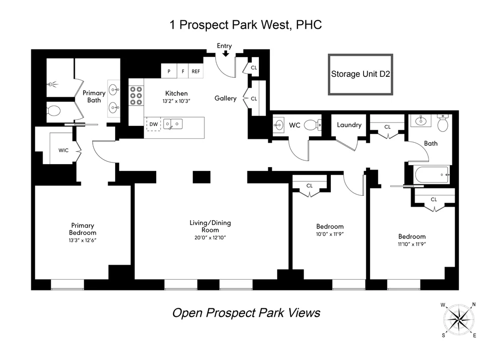 Unit for sale at 1 Prospect Park W, Brooklyn, NY 11215
