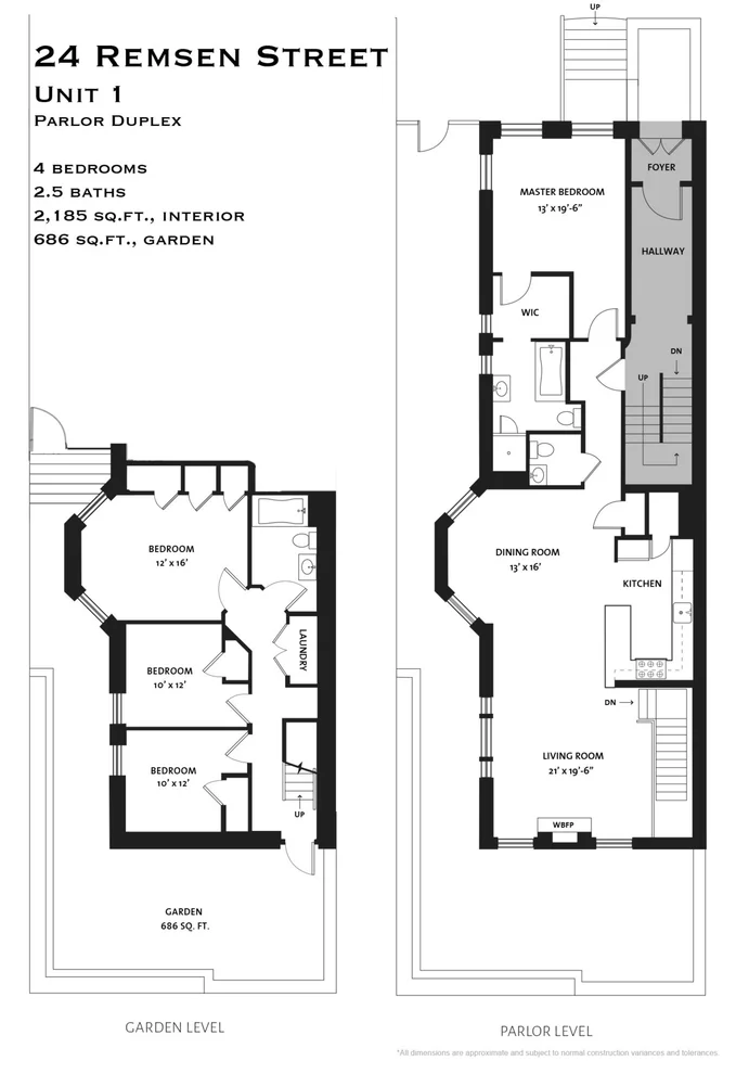 Unit for sale at 24 REMSEN Street, Brooklyn, NY 11201