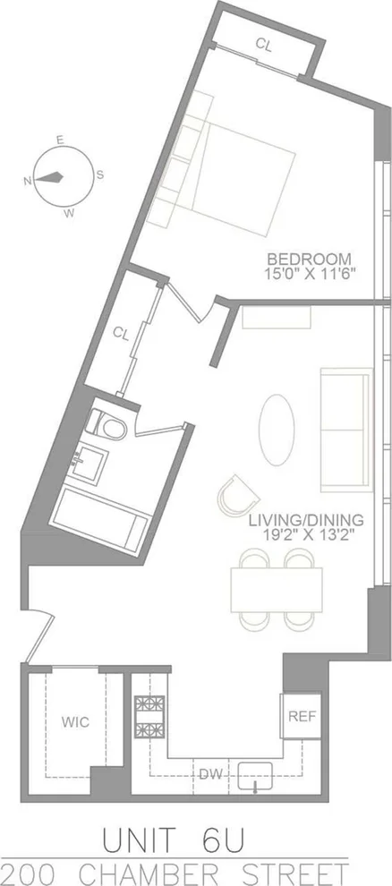 Unit for sale at 200 Chambers Street, Manhattan, NY 10007