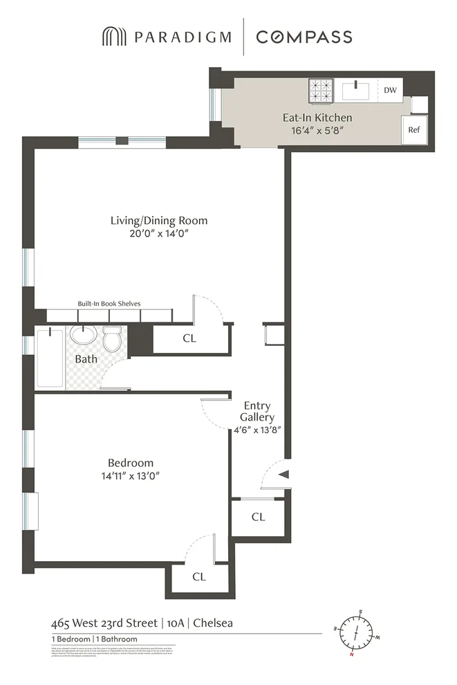 Unit for sale at 465 W 23rd Street, Manhattan, NY 10011