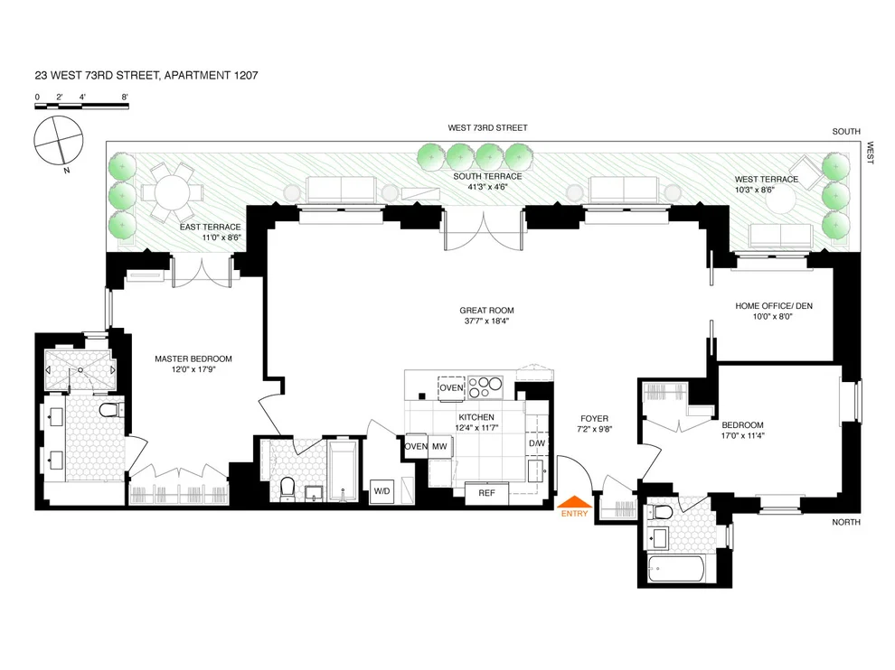 Unit for sale at 23 W 73rd Street, Manhattan, NY 10023