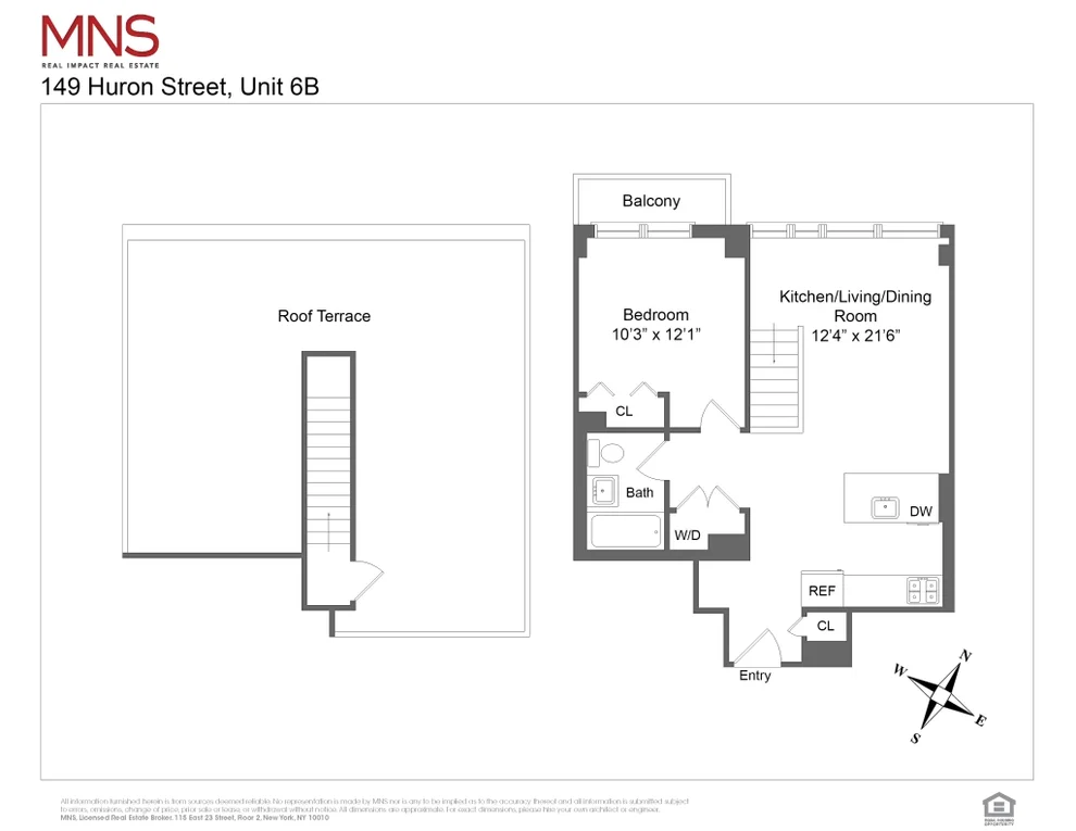 Unit for sale at 149 Huron Street, Brooklyn, NY 11222