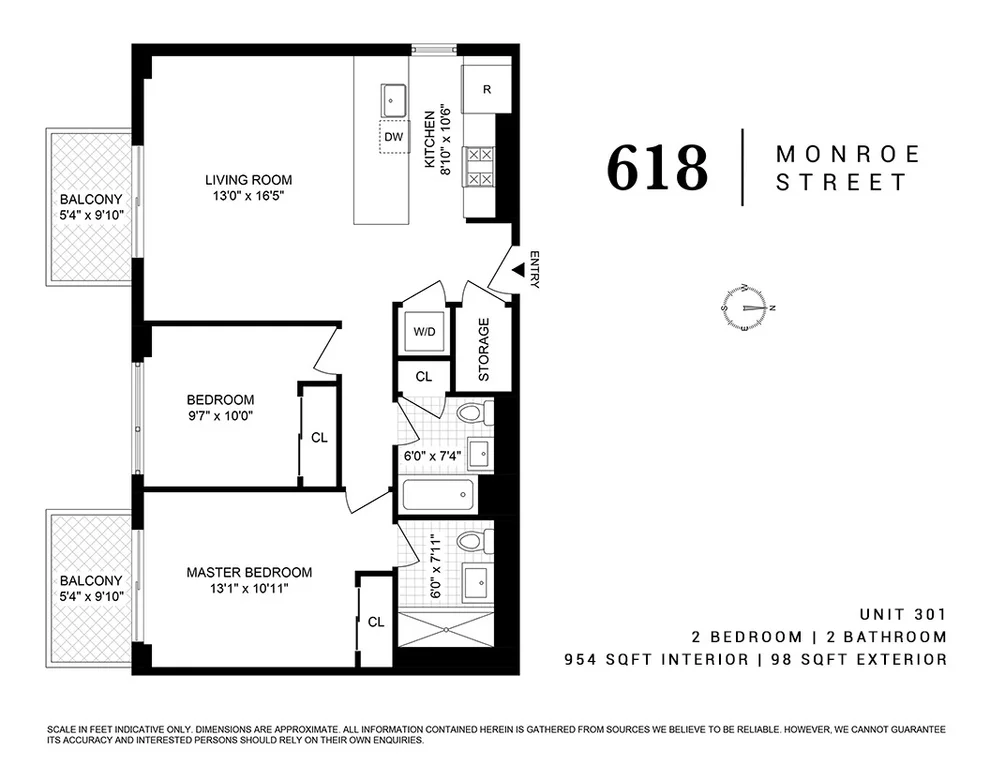 Unit for sale at 618 Monroe Street, Brooklyn, NY 11221