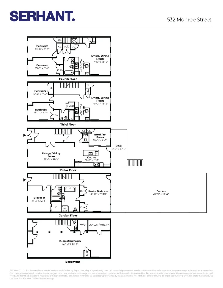 Unit for sale at 532 MONROE Street, Brooklyn, NY 11221