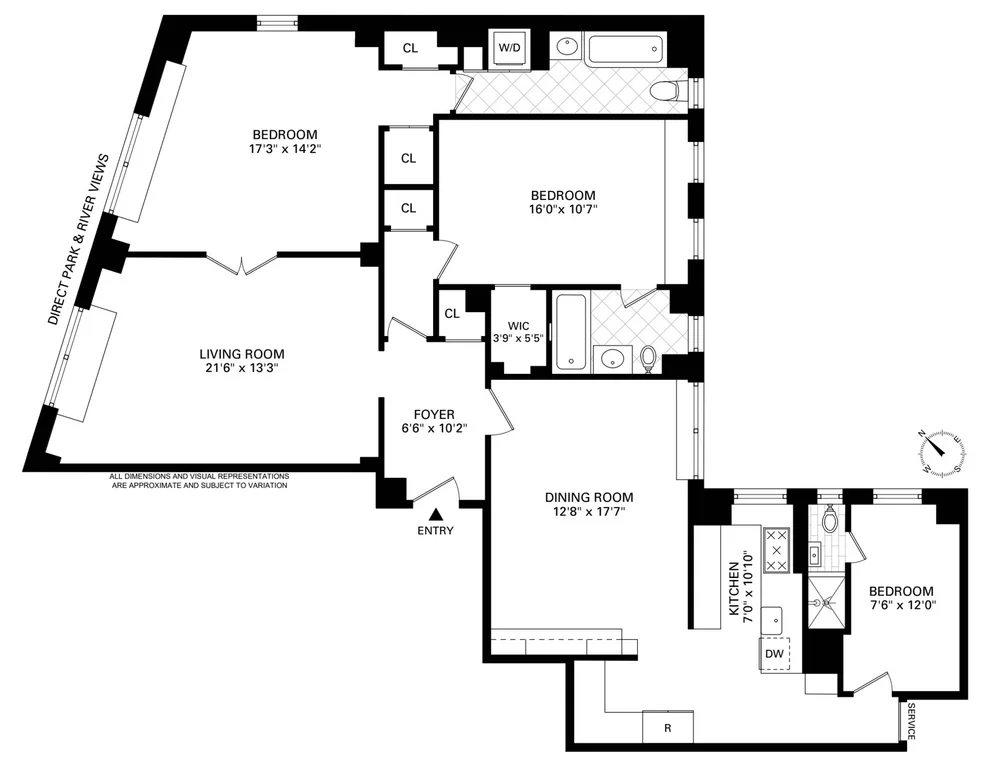 Unit for sale at 370 RIVERSIDE Drive, Manhattan, NY 10025