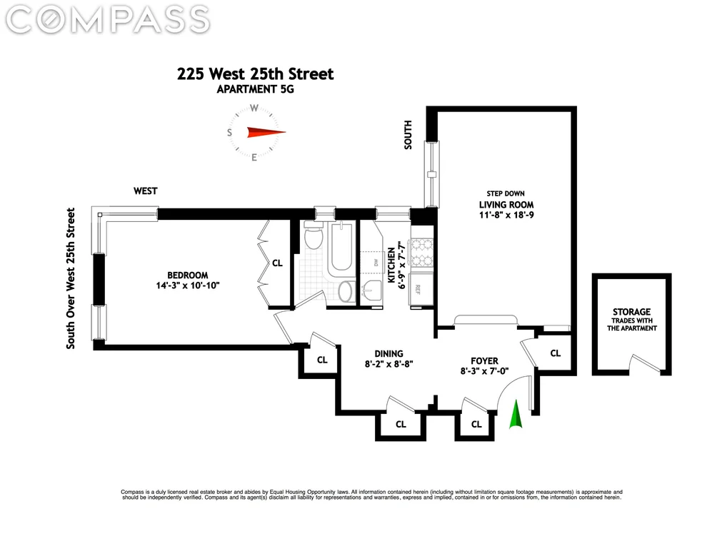 Unit for sale at 225 W 25th Street, Manhattan, NY 10001
