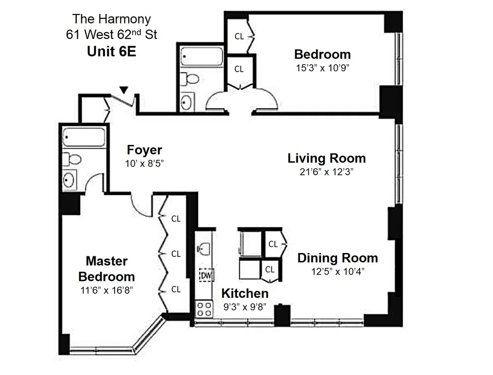 Unit for sale at 61 W 62ND Street, Manhattan, NY 10023