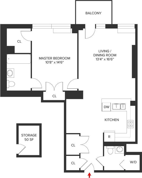 Unit for sale at 454 W 54TH Street, Manhattan, NY 10019