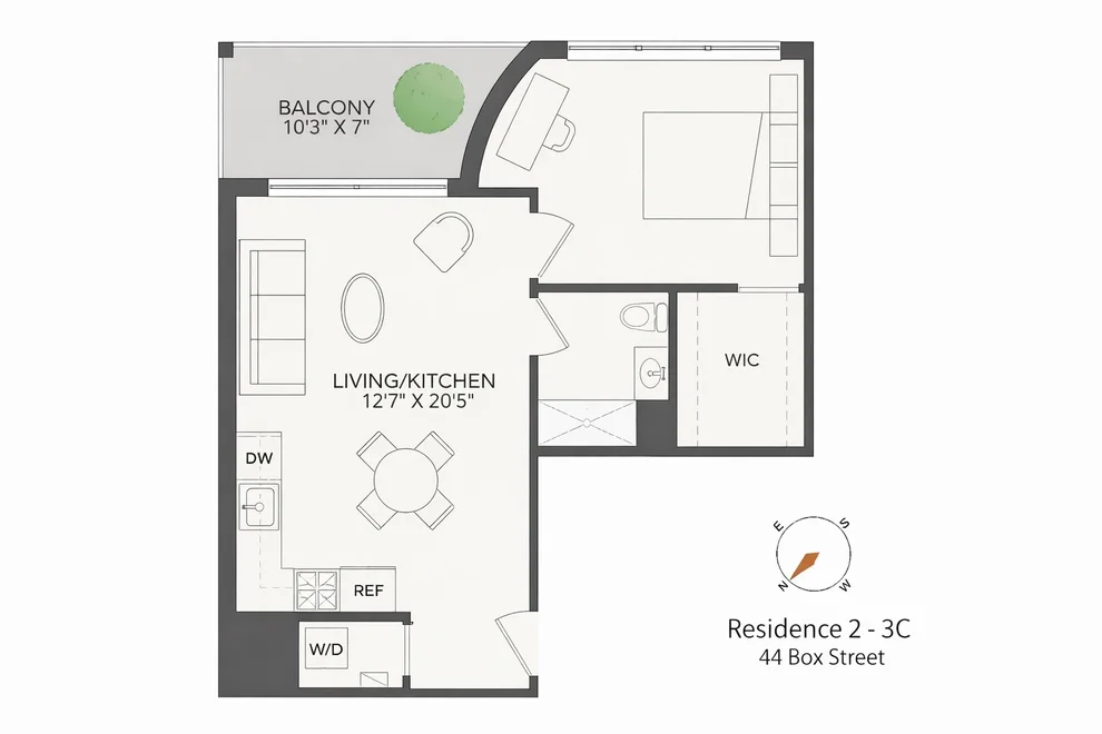 Unit for sale at 44 Box Street, Brooklyn, NY 11222