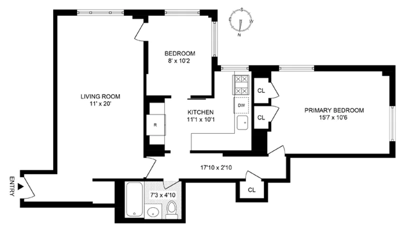 Unit for sale at 355 CLINTON Avenue, Brooklyn, NY 11205