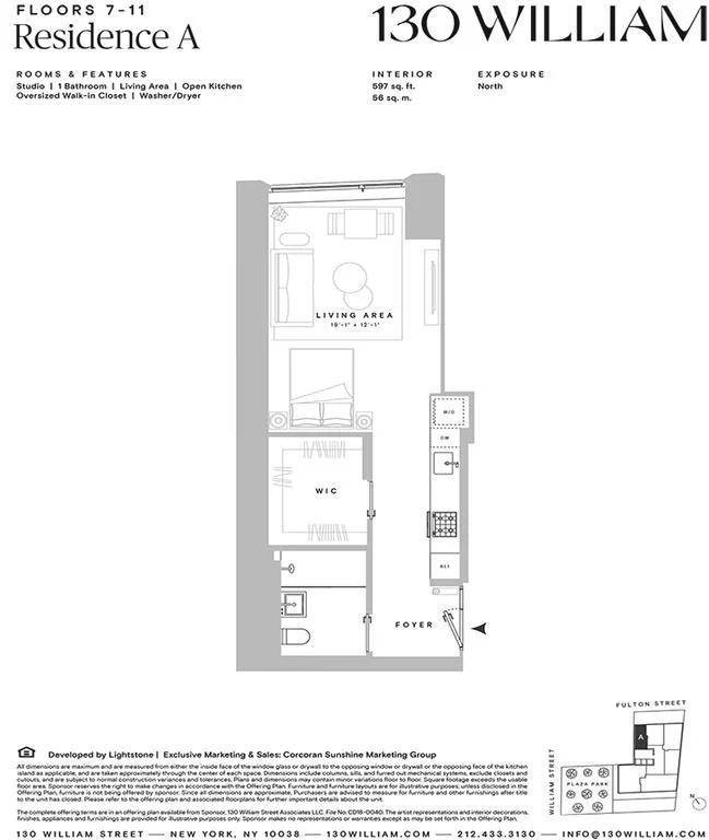 Unit for sale at 130 William Street, Manhattan, NY 10038