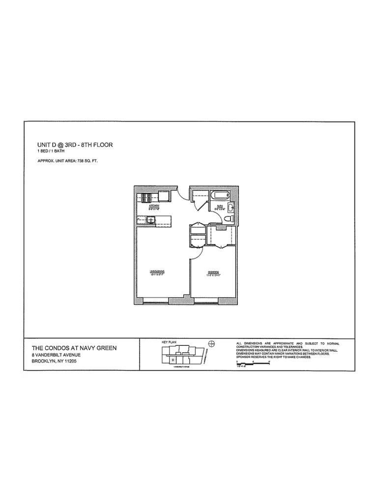 Unit for sale at 8 VANDERBILT Avenue, Brooklyn, NY 11205