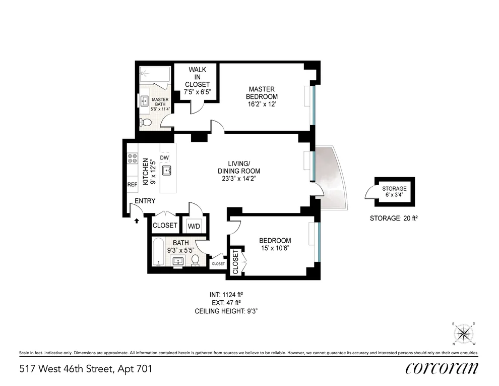 Unit for sale at 517 W 46TH Street, Manhattan, NY 10036