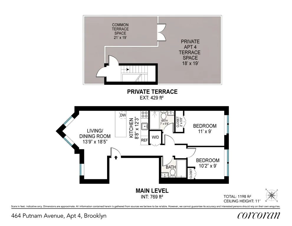 Unit for sale at 464 PUTNAM Avenue, Brooklyn, NY 11221