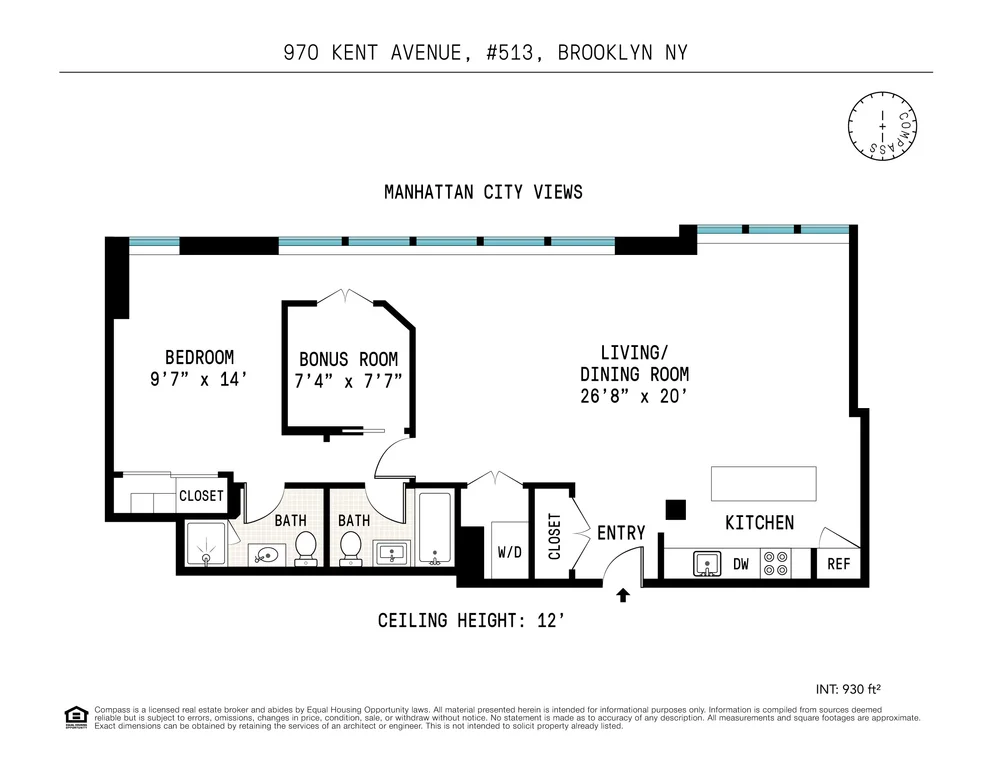 Unit for sale at 970 Kent Avenue, Brooklyn, NY 11205