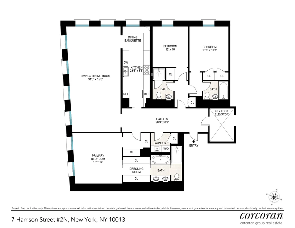 Unit for sale at 7 HARRISON Street, Manhattan, NY 10013