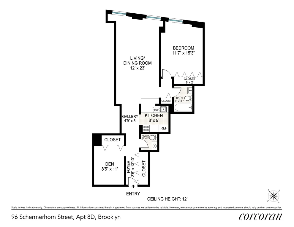 Unit for sale at 96 Schermerhorn Street, Brooklyn, NY 11201
