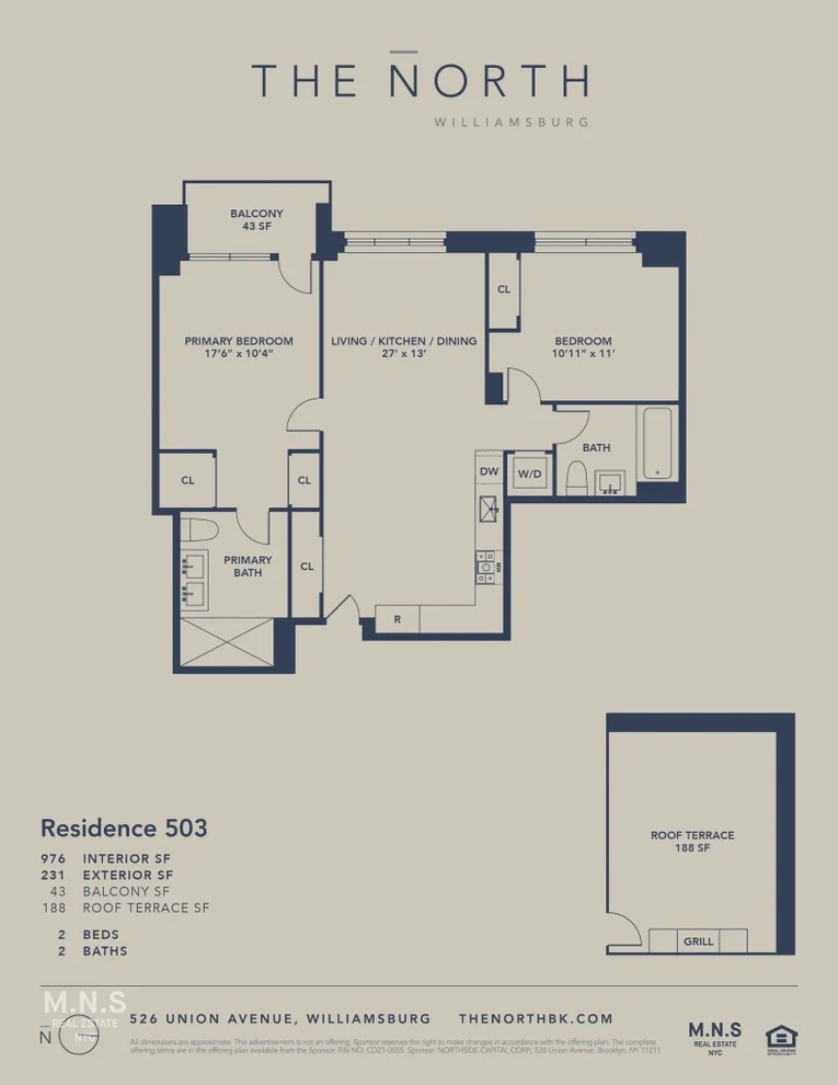 Unit for sale at 526 Union Avenue, Brooklyn, NY 11211