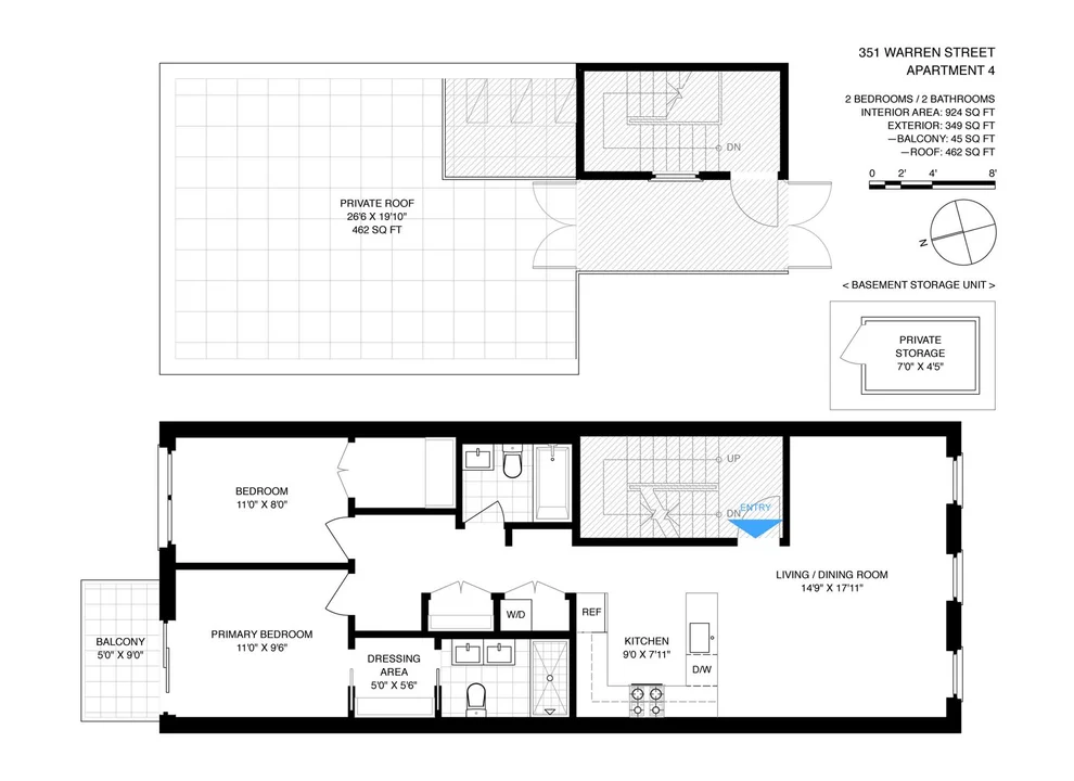 Unit for sale at 351 WARREN Street, Brooklyn, NY 11201