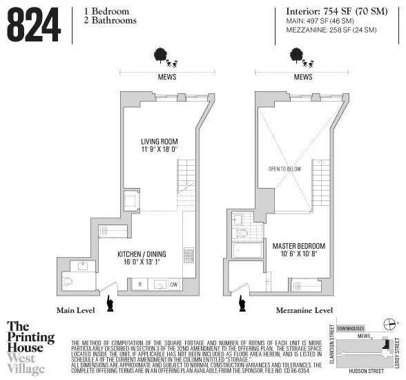 Unit for sale at 421 HUDSON Street, Manhattan, NY 10014