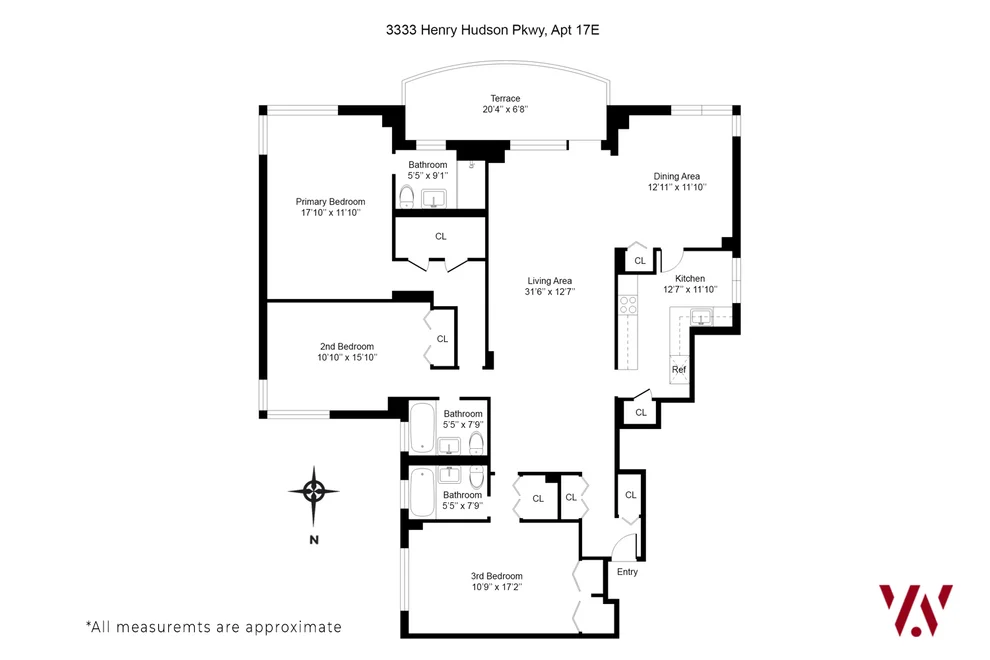 Unit for sale at 3333 HENRY HUDSON Parkway, Bronx, NY 10463