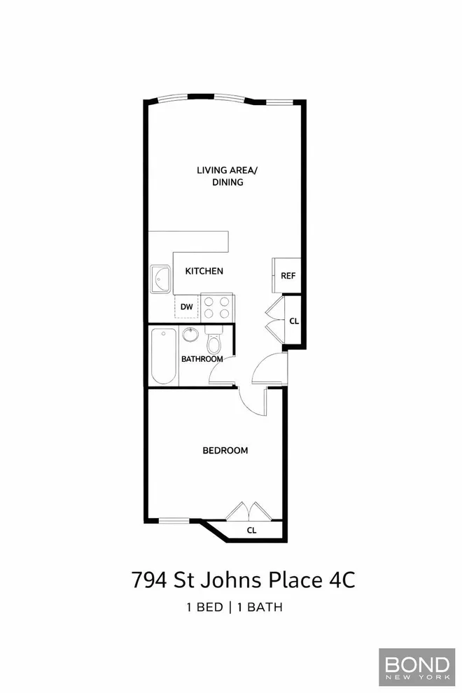Unit for sale at 794 St Johns Place, Brooklyn, NY 11216