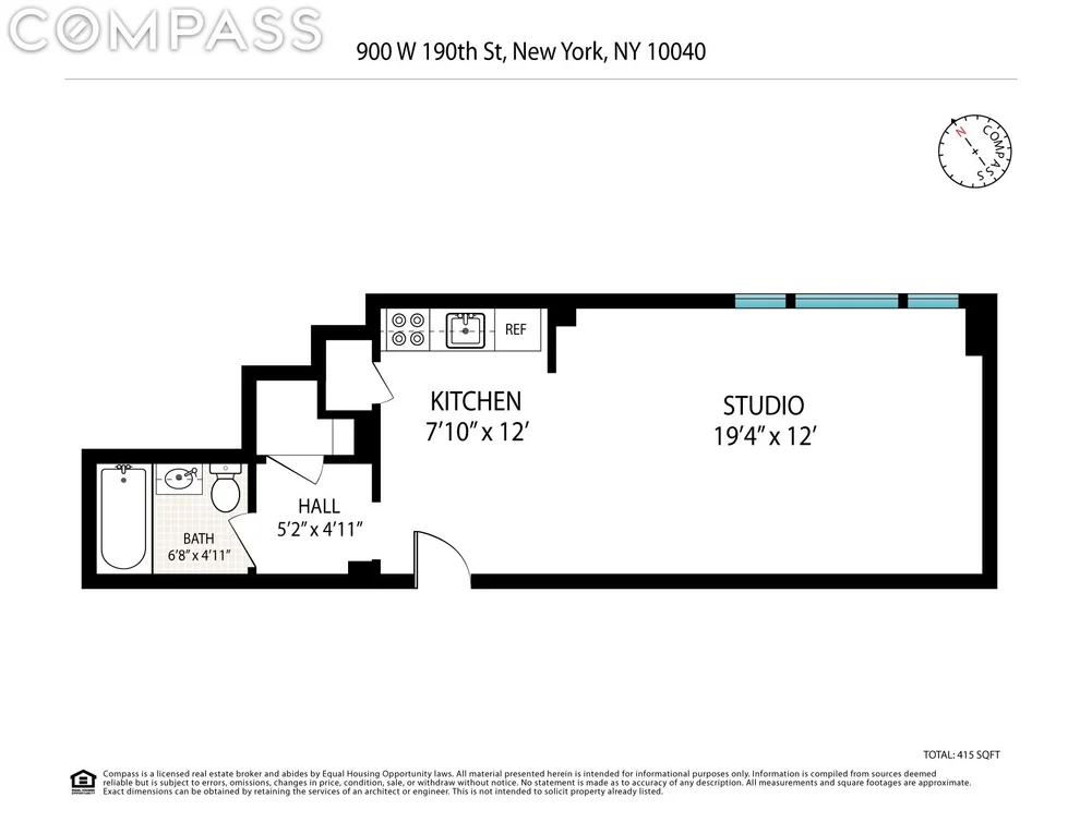 Unit for sale at 900 W 190th Street, Manhattan, NY 10040