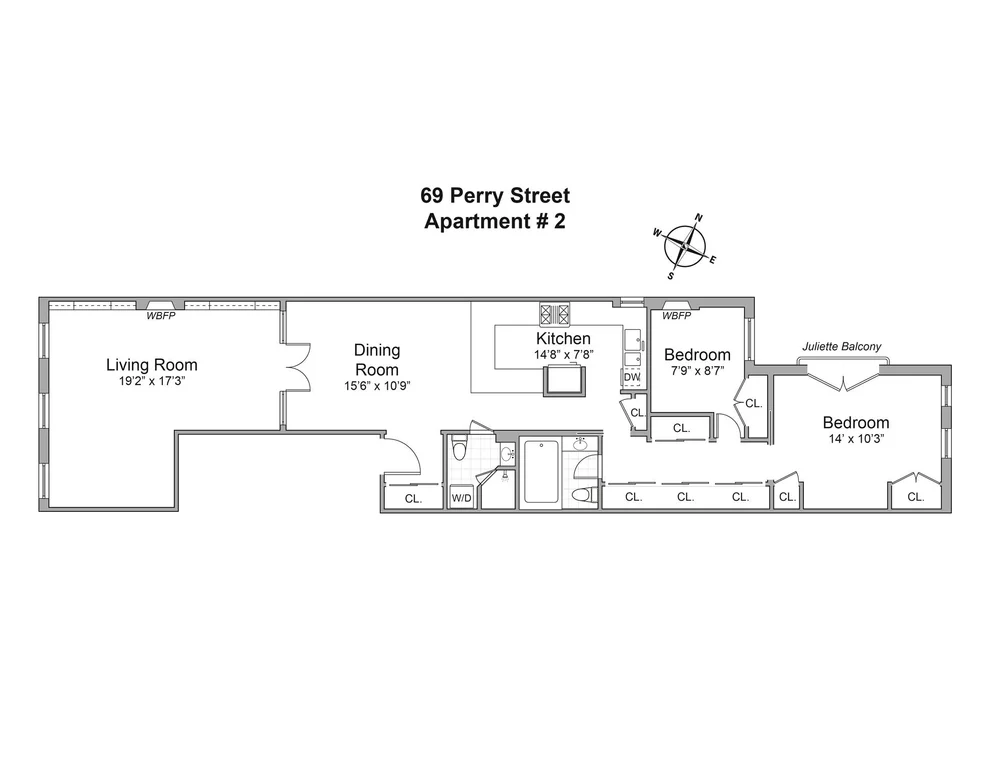 Unit for sale at 69 PERRY Street, Manhattan, NY 10014