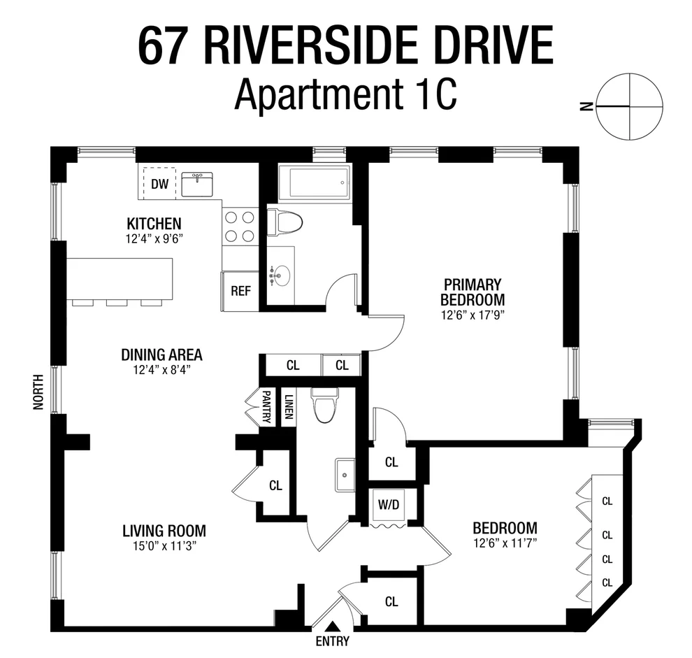 Unit for sale at 67 RIVERSIDE Drive, Manhattan, NY 10024